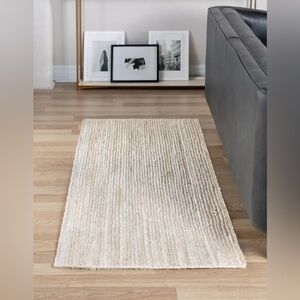 Hand-Braided Jute Runner Rug – 2'6” x 6'1”